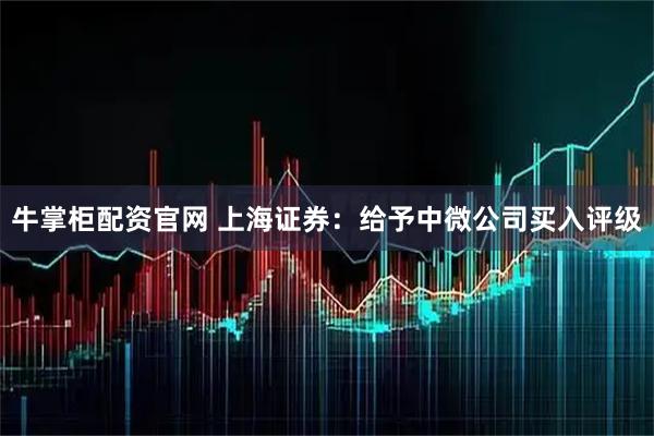 牛掌柜配资官网 上海证券：给予中微公司买入评级